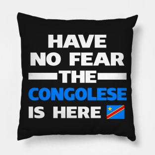 Congolese Here Democratic Republic Congo Pillow