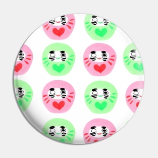 daruma love Pin