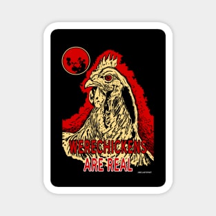 Red Moon Werechicken II Magnet