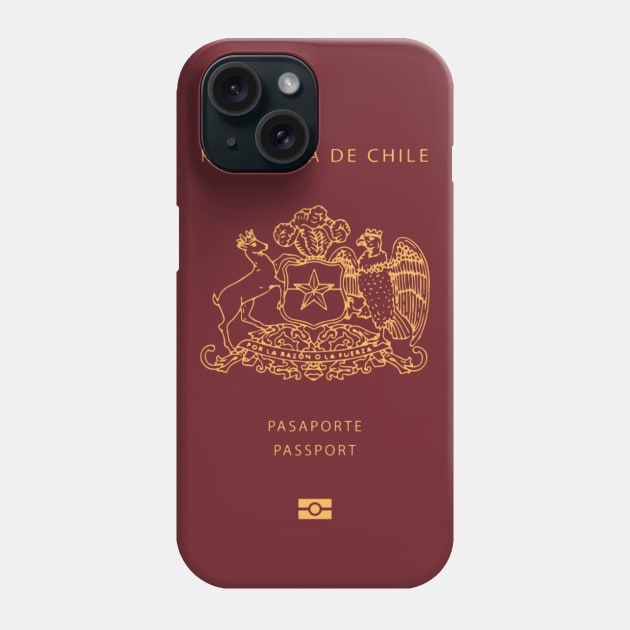 Chile passport Phone Case by Travellers