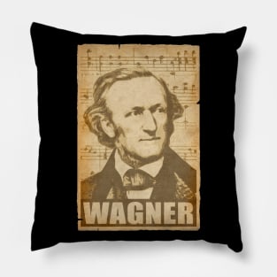 Richard Wagner musical notes Pillow