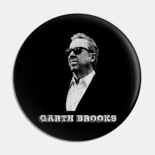 garth brooks // vintage retro (22) Pin