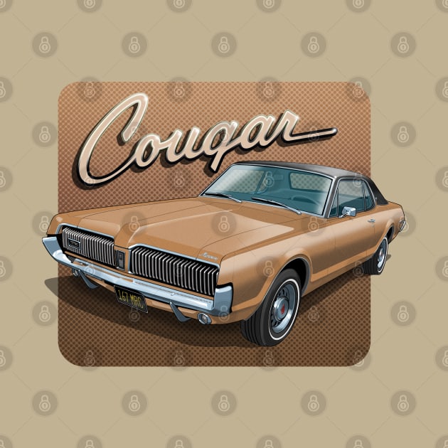 1967 Mercury Cougar in cinnamon frost by candcretro