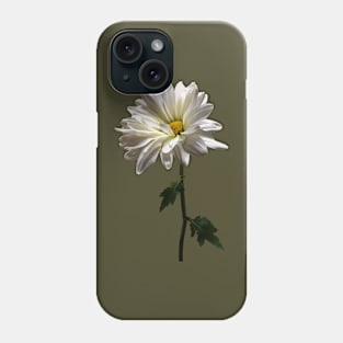 A White Daisy Phone Case