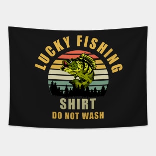 Lucky Fishing Short Do Not Wash Tapestry