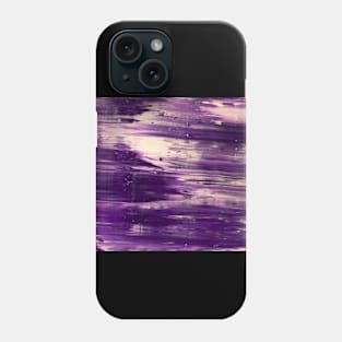 Abstract Art #12 - Purple Waves Phone Case