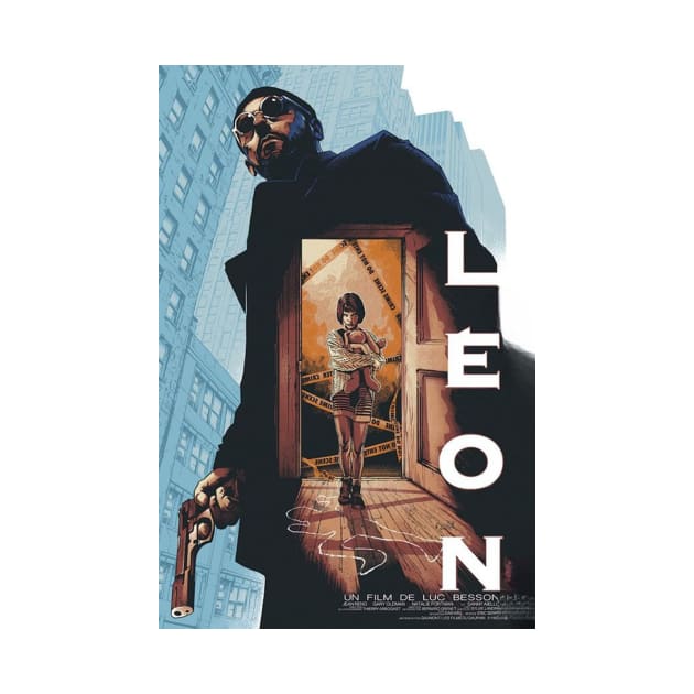 Leon the professional retro movie by Artsimple247