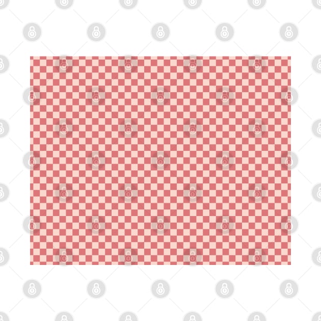 Checkers - Red and Pink Pattern by Missing.In.Art