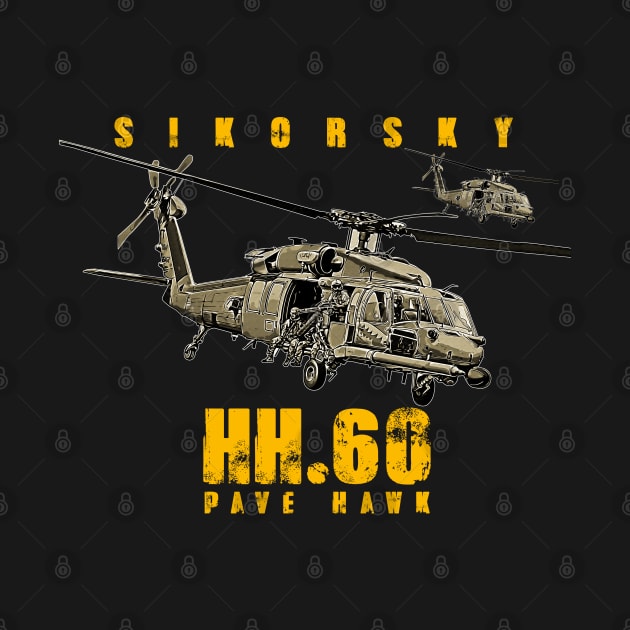 Sikorsky HH-60 Pave Hawk helicopter by aeroloversclothing