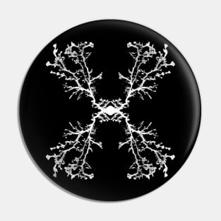 Cordyceps Symmetrical Rorschach Pin