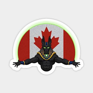 Anubis Canada Magnet