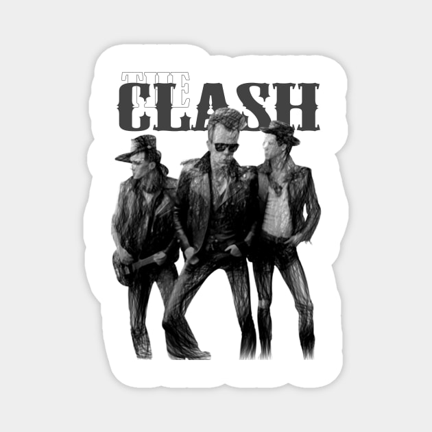 fans art the clash Magnet by Neon-Arts