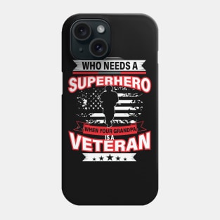 Superhero Veteran Phone Case