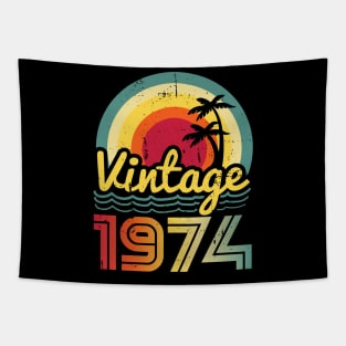 Vintage 1974 Made in 1974 49th birthday 49 years old Gift Tapestry