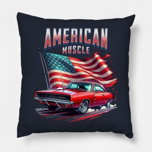 American Muscle Cars 1968 Dodge Charger Pillow