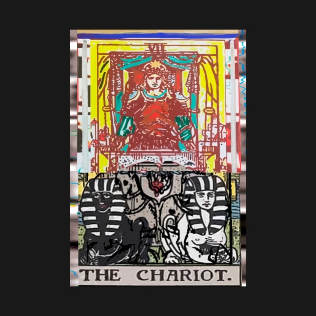 The Chariot Tarot Card Tarot Lover Gift Design by artmythica