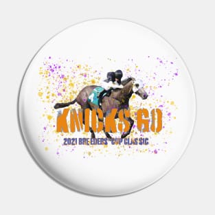 Famous Racehorses - Knicks Go 2021 Pin