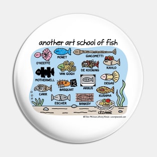 another art school of fish Pin
