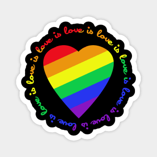 Love is Love (Rainbow) Magnet