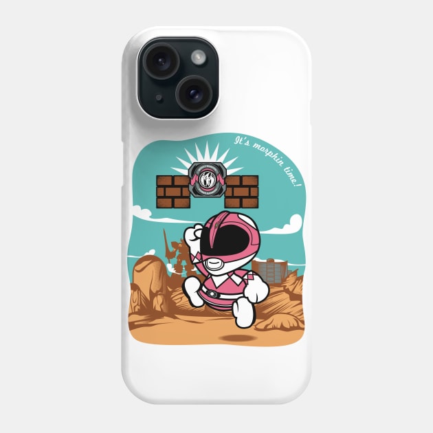 Paper PinkRanger Phone Case by Samtronika