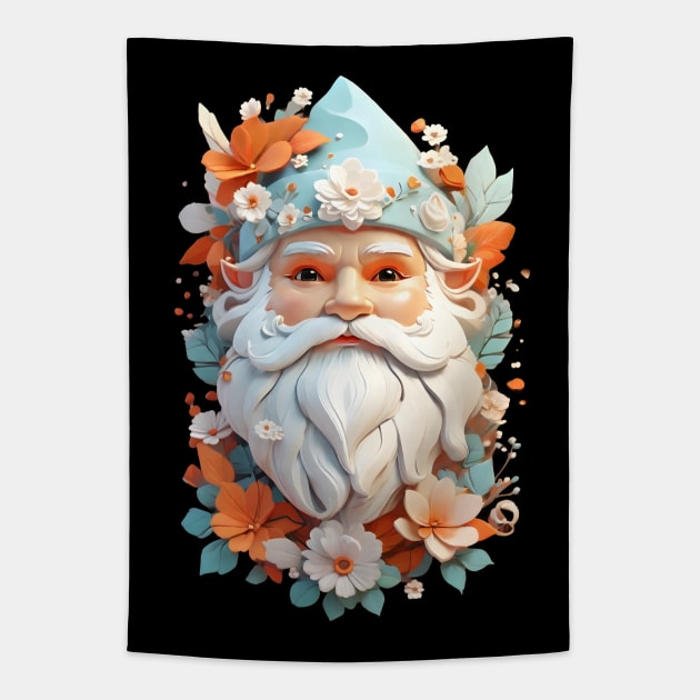 Cute Santa Face - Funny Christmas - Christmas Day - Santa Claus Tapestry by Stylish Dzign