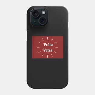 Latvian Prāta Vētra vardi Phone Case