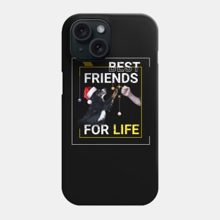 Bernese Mountain Dog Best Friends for Life Christmas Phone Case