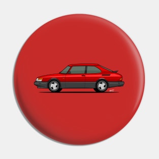 Saab 900 Turbo side profile Pin