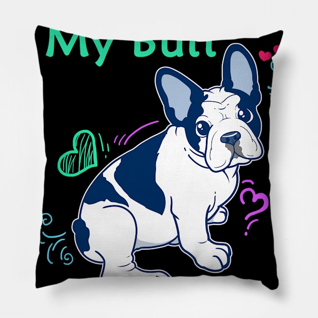 Boston Terrier Mom Gift I Didn't Fart Boston Terrier Product Pillow by Linco