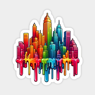City of dreams, City of colors Magnet