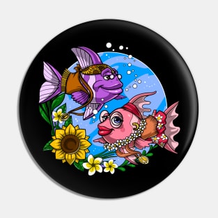 Fish Hippies Pin