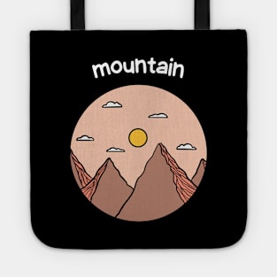 Mountain Vintage Since Retro River Landscape Tote