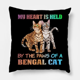 bengal cat Pillow