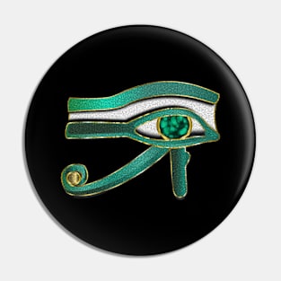 Right Eye Horus - White Pin