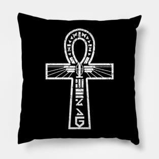 Ankh Symbol. Pillow