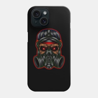 masked skull Phone Case