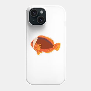 Red Anemonefish or Australian Clownfish in Oslob Cebu Philippines WPA Art Deco Phone Case