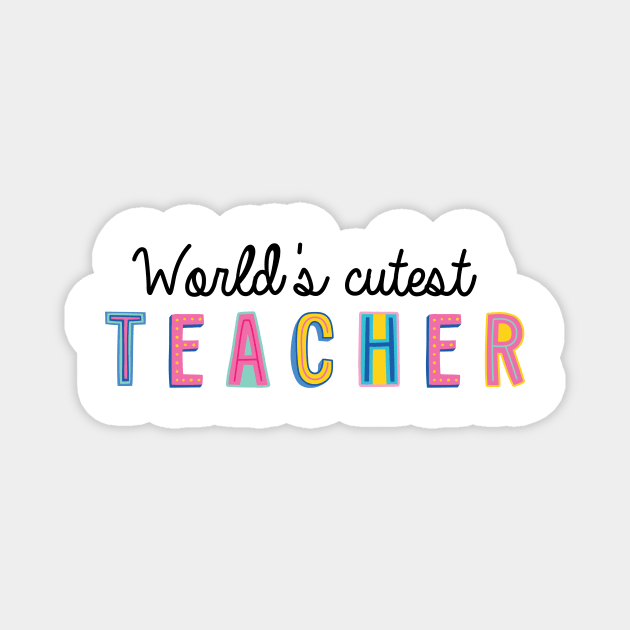 Teacher Gifts | World's cutest Teacher Magnet by BetterManufaktur