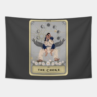 Jiu Jitsu Choke Tarot Card, Jiu Jitsu Tapestry