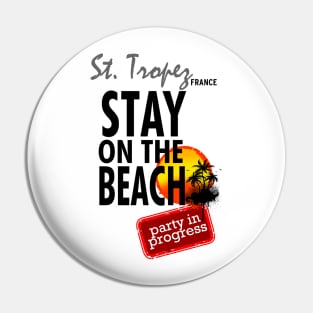 Stay On The Beach, St. Thomas Pin