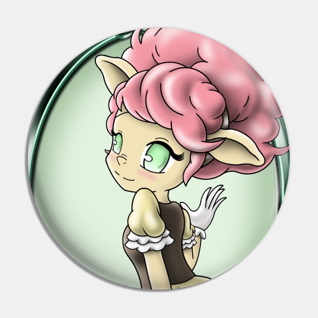 Sheep Girl Pin by treasured-gift