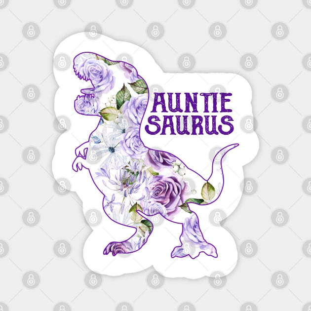 Auntiesaurus Magnet by PrettyPittieShop