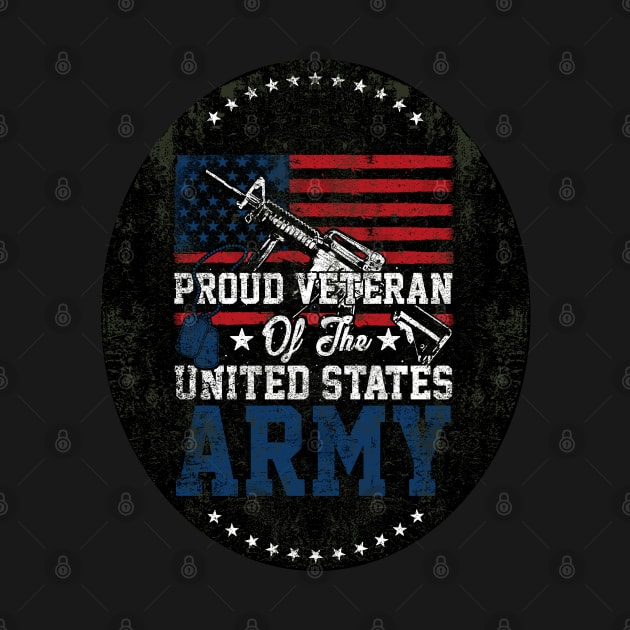 Proud Veteran of United States Army by IconicTee