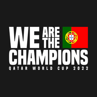 Qatar World Cup Champions 2022 - Portugal T-Shirt