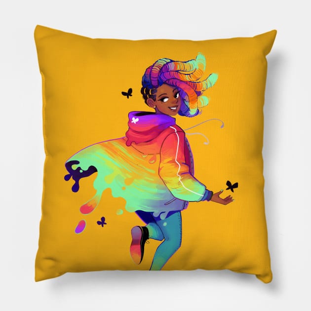 Raincoat Pillow by GDBee