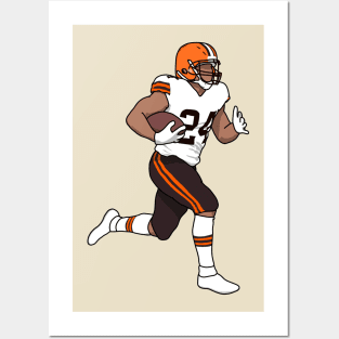 NFL Cleveland Browns - Nick Chubb 22 Wall Poster, 14.725 x 22.375