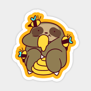 Honey Sloth Magnet