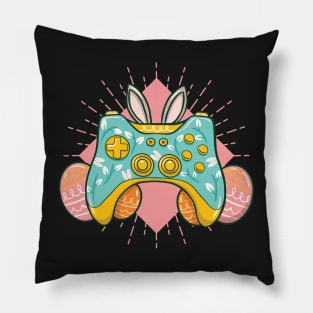 easter, rabbit, easter festival, easter present, easter bunny, easter eggs, april easter, look for easter eggs Pillow