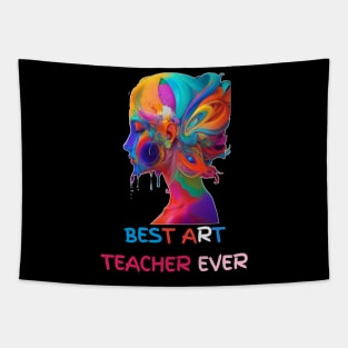 BEST ART TEACHER EVER Tapestry