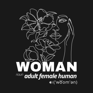 Woman Noun Adult Female Human T-Shirt